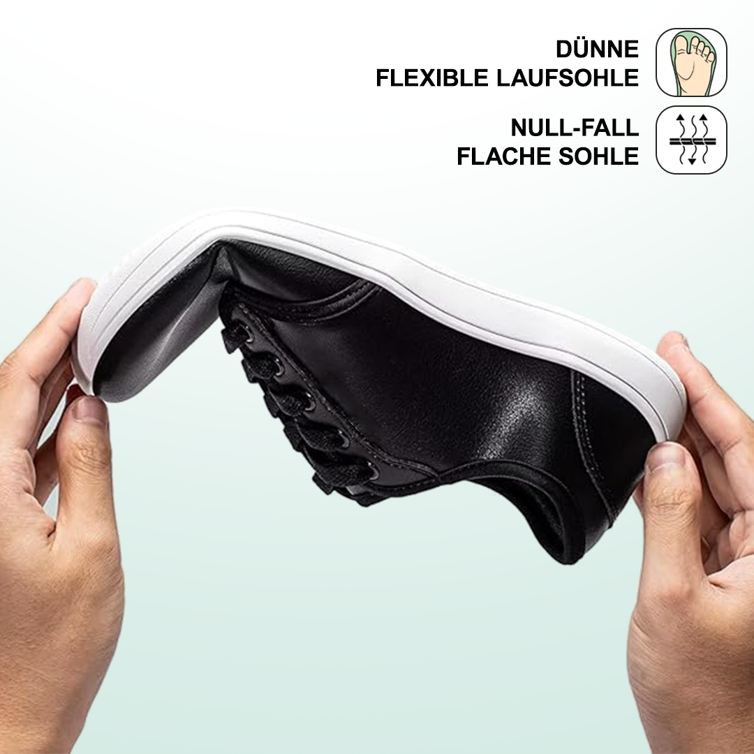 Lorry Vamp Barfußschuhe Leder Schwarz - Barfußabenteuer und Handharmonie