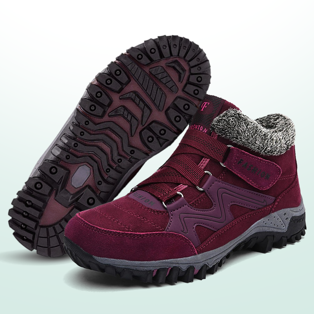 Solvema Orthopädische Winterschuhe - ROT