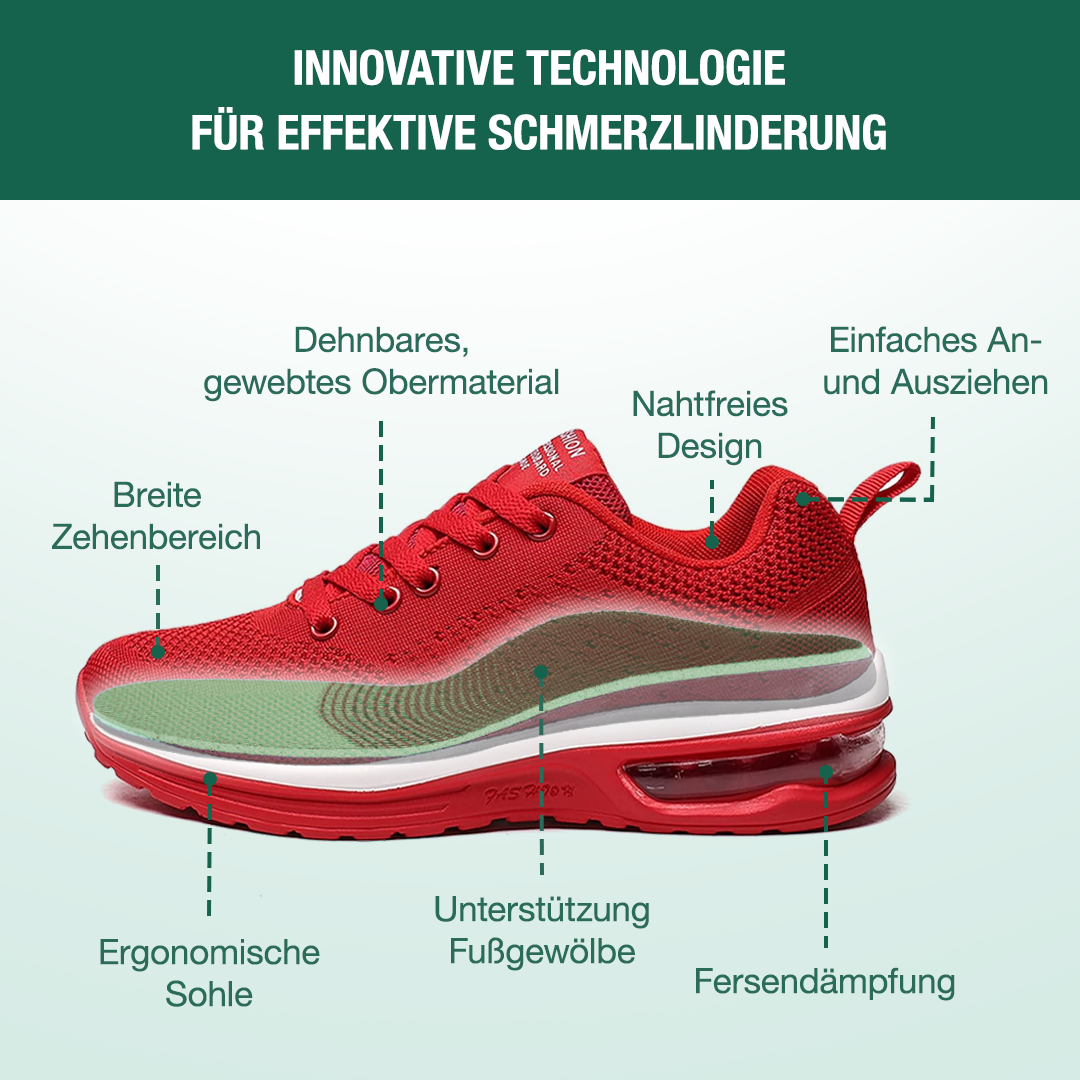 SanoWalk Orthopädische Schuhe - Rot