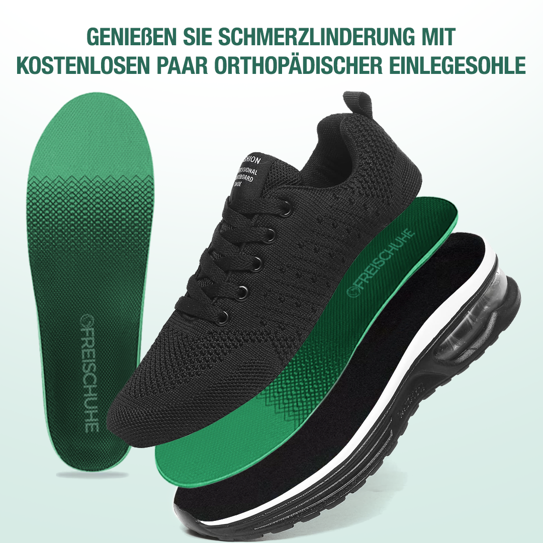 SanoWalk Orthopädische Schuhe - Alles Schwarz