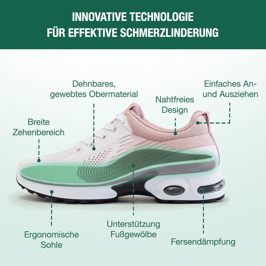 WalkMora Orthopädische Schuhe - Weiß Rosa