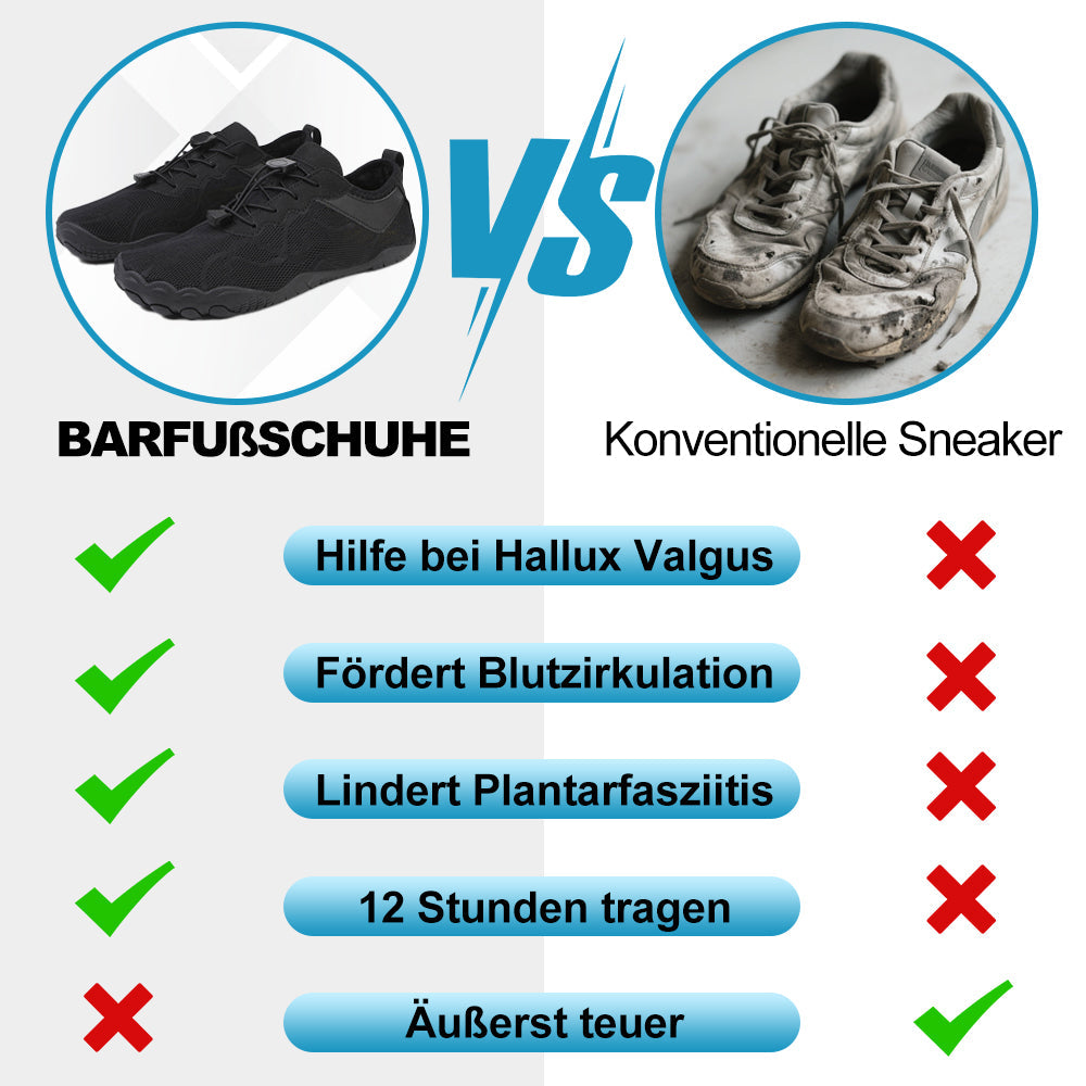 OrthoStep - Ergonomische, Schmerzlindernde & Wasserdichte Barfußschuhe