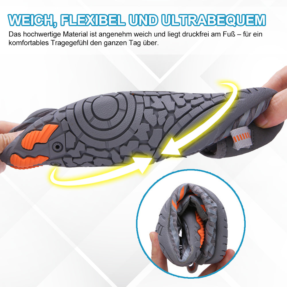 Ergonomisches Design, Wasserdichtes Obermaterial & Rutschfeste Grip-Sohle