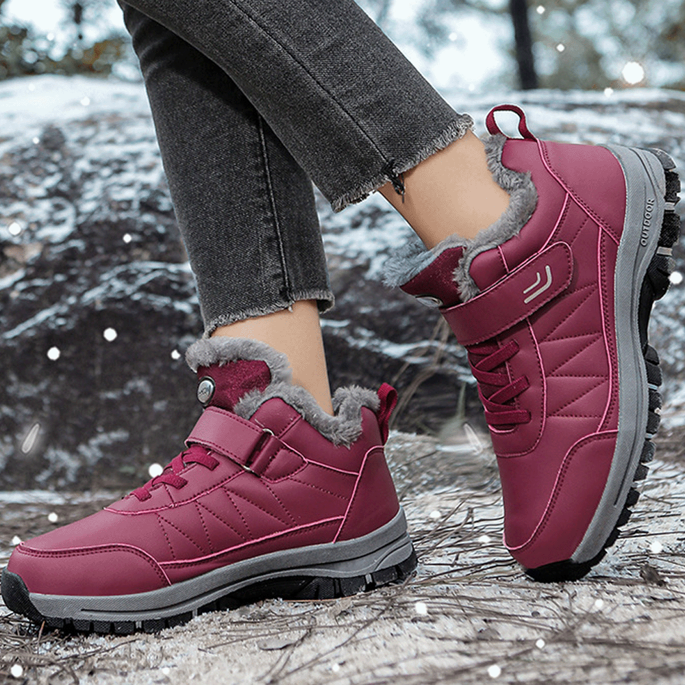 OrthoStabil Leder - Schmerzlindernde, Wasserdichte & Isolierte Ergonomische Komfortschuhe