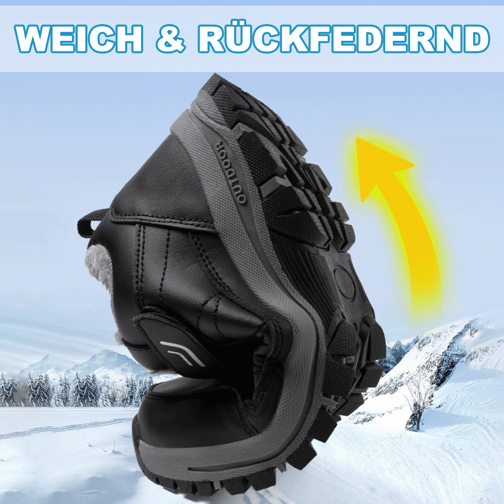 OrthoStabil Leder - Schmerzlindernde, Wasserdichte & Isolierte Ergonomische Komfortschuhe