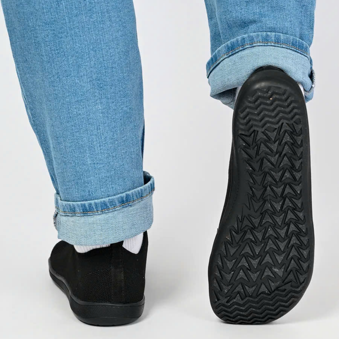 Lorry Vamp Barfußschuhe Knit - Schwarz