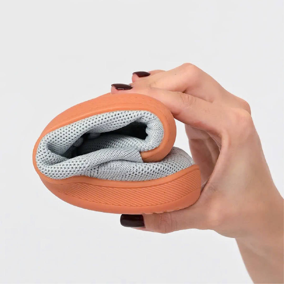 Lorry Vamp Barfußschuhe Knit - Hellgrau