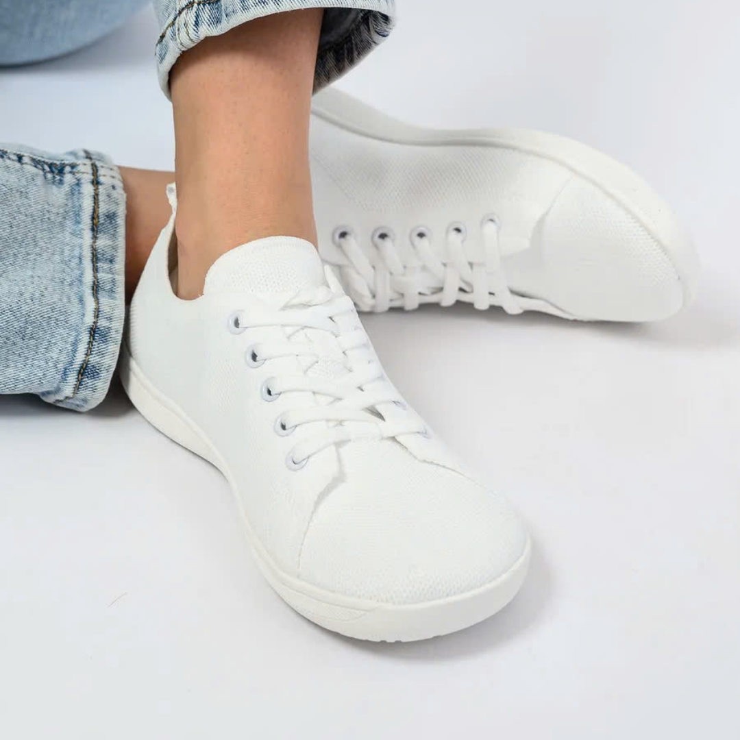 Lorry Vamp Barfußschuhe Knit - Weiß