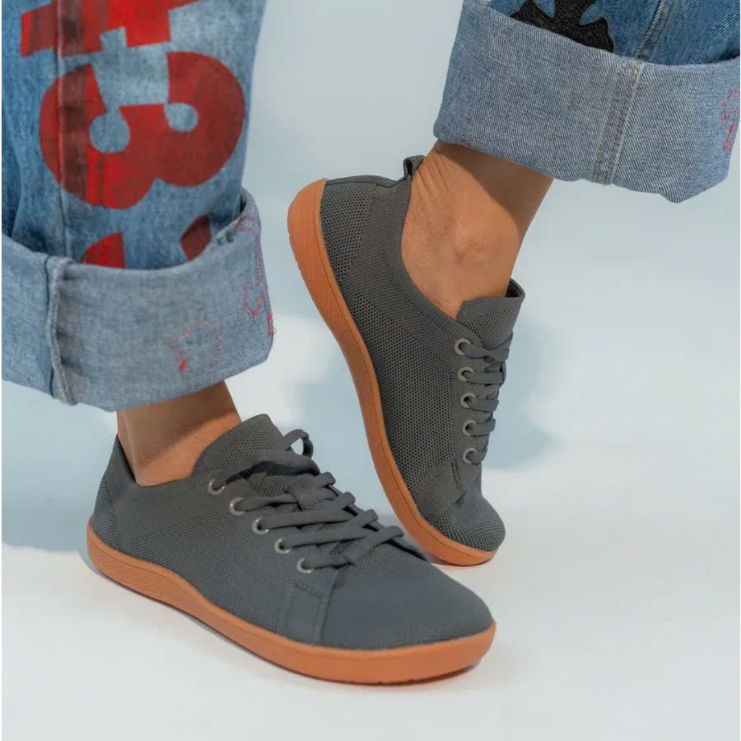 Lorry Vamp Barfußschuhe Knit - Grau