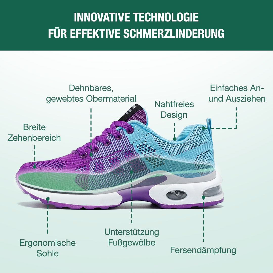 Friedensfuß Orthopädische Schuhe - Lila Blau
