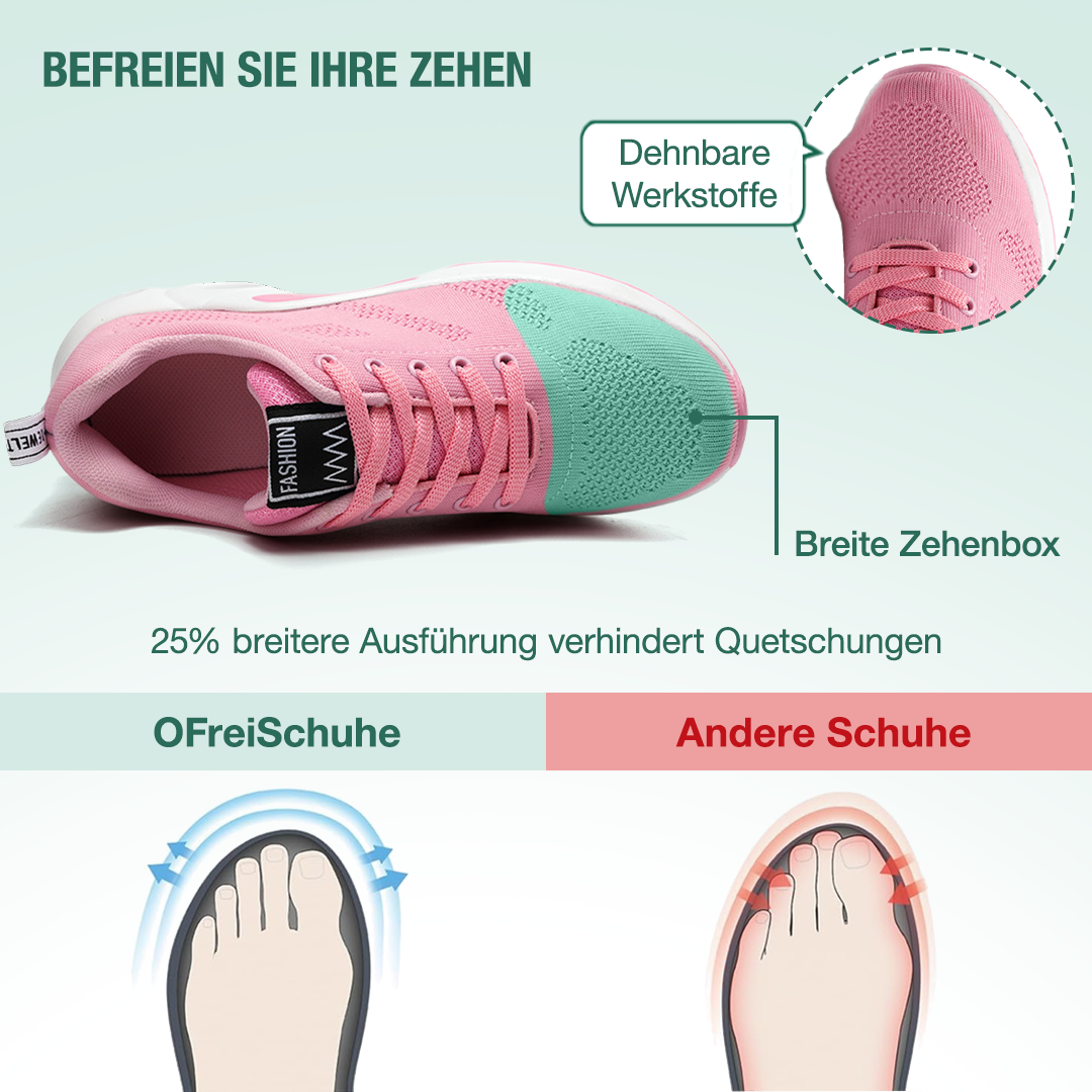 Friedensfuß Orthopädische Schuhe - Rosa
