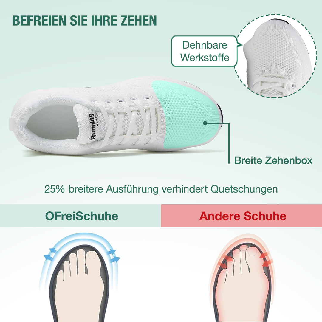 Friedensfuß Orthopädische Schuhe - Weiß