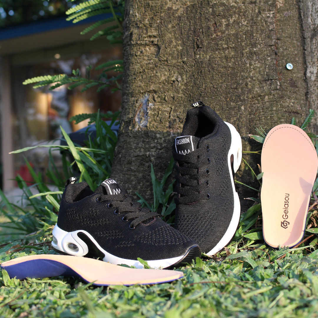 Geiasou Ergonomisch Orthopädische Einlegesohlen für Alle Schuhe