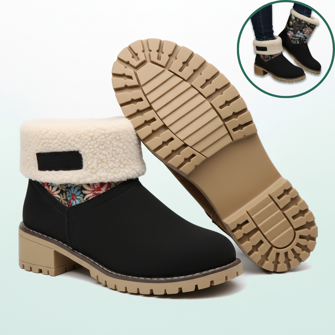 Almira Winter Stiefelette mit Absatz & 2in1 Design